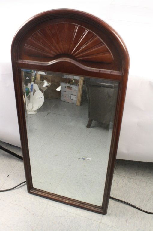 Bombay & Company Mahogany Framed Mirror (1 of 5)