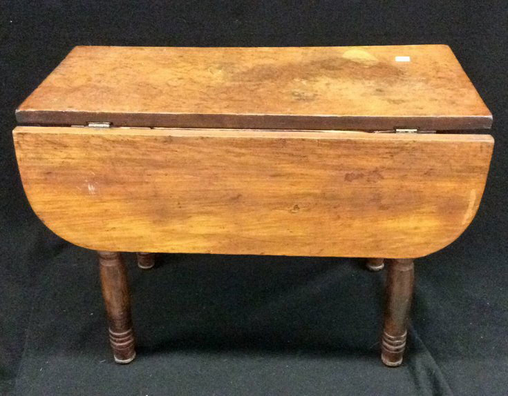 Antique Drop Leaf Small Table (1 of 8)