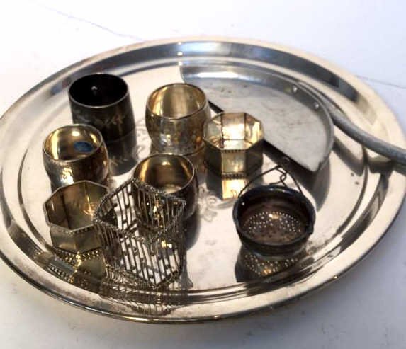 Mixed Silver Plate Table Articles (1 of 8)