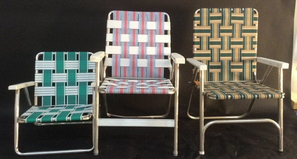 Set Of Three Beach Lounge Chairs (1 of 5)