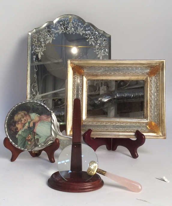 Three Mirrors & Magnifying Glass (1 of 1)