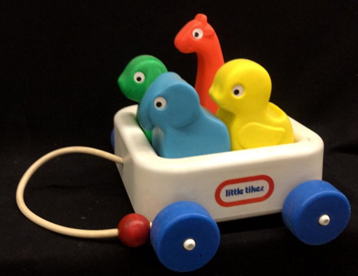 Vintage Little Tikes Animal Wagon Toy (1 of 3)