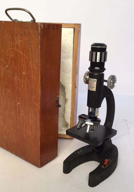 Vintage Microscope with Case (1 of 6)