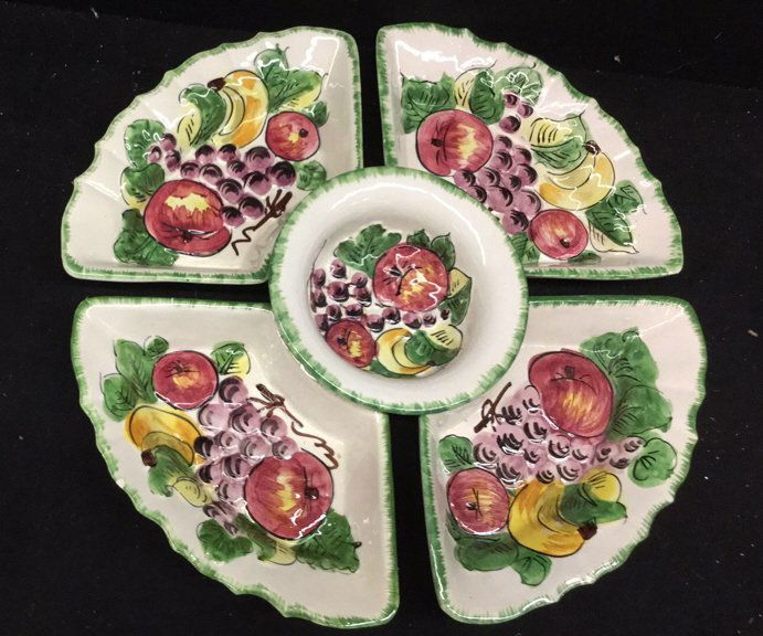 Set of 5 Matching Serving Pieces Italian. (1 of 5)
