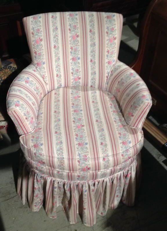 Vintage Floral Upholstered Chair (1 of 7)