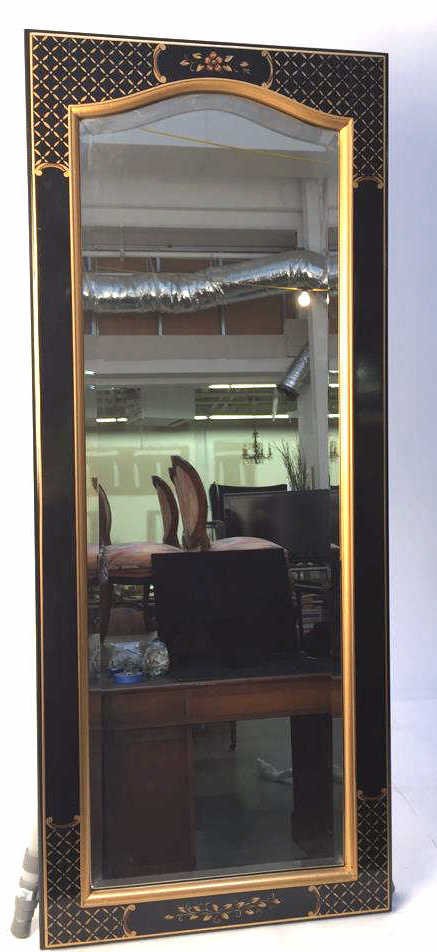 Hand Painted Black Lacquer & Gold Leaf (1 of 6)