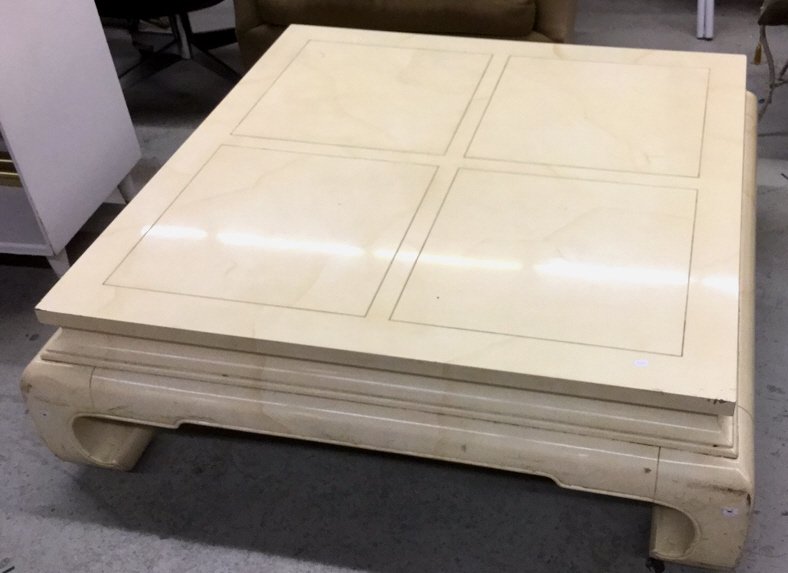 Large Cream European  Coffee Table (1 of 6)