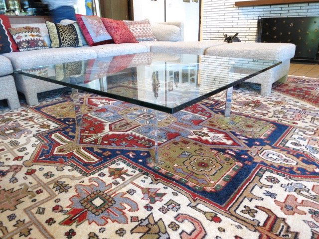 Brancusi Style Chrome & Glass Cocktail Table (1 of 10)