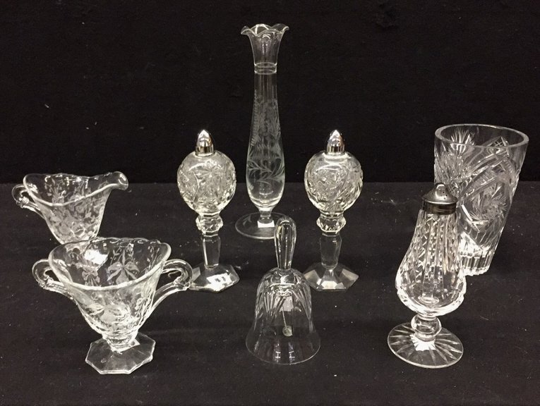 Group Lot Crystal Table Articles (1 of 6)