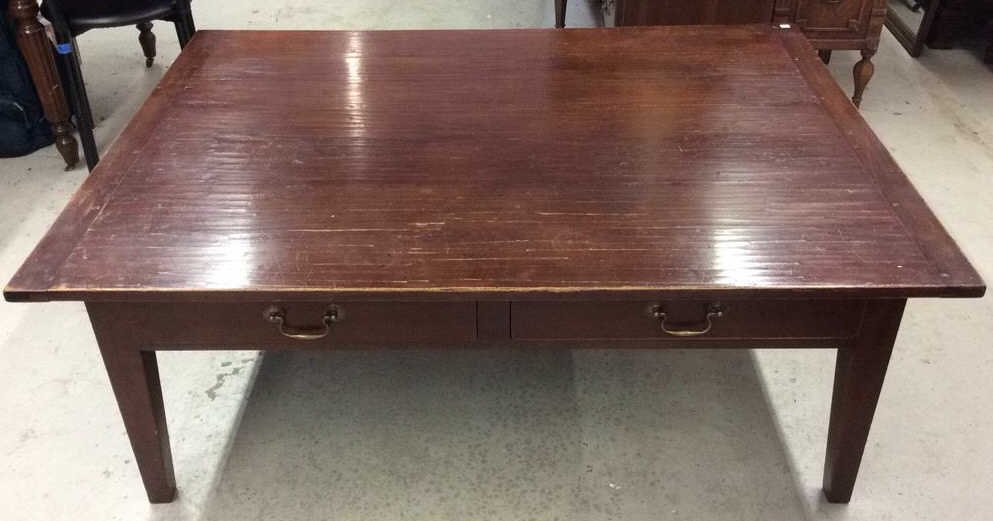 Vintage Cherry Wood Coffee Table (1 of 10)