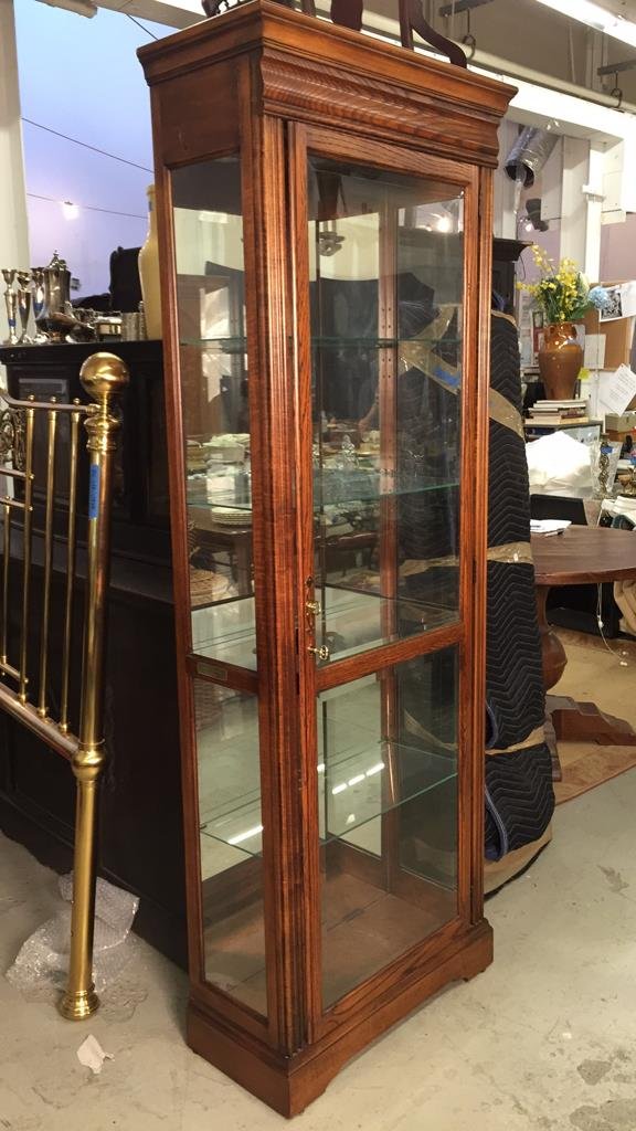 Mahogany Mirror Backed Display Case (1 of 7)