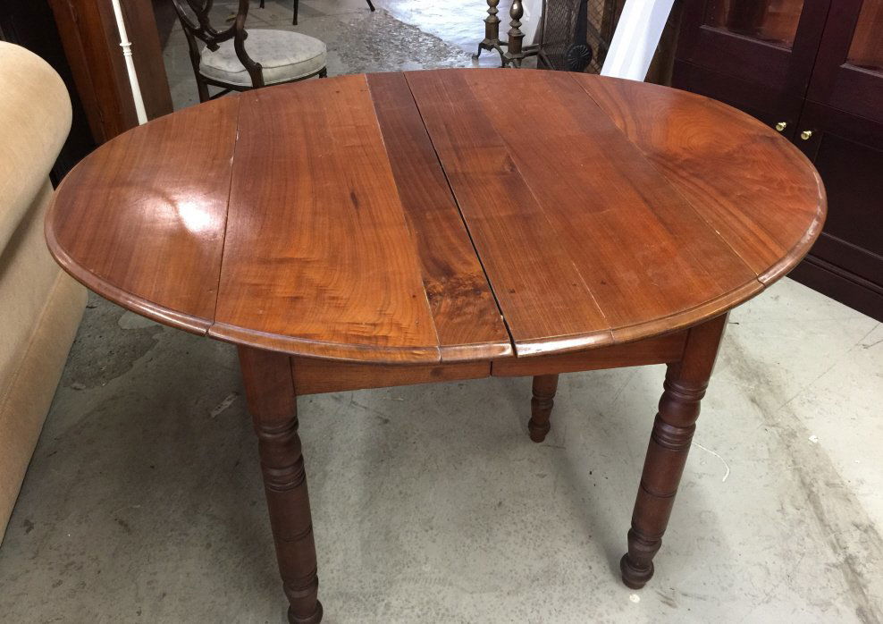 19c Walnut American Drop Leaf Dining Table (1 of 5)