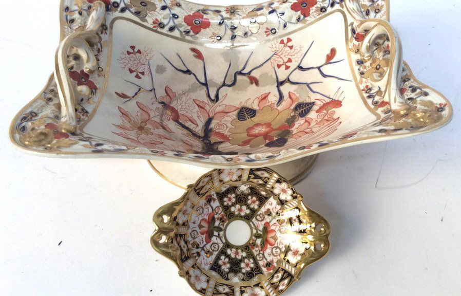 Royal Crown Derby Footed Bowl and Dish (1 of 10)