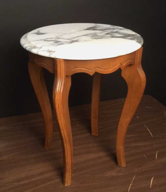 MDC Marble Topped Side Table (1 of 6)