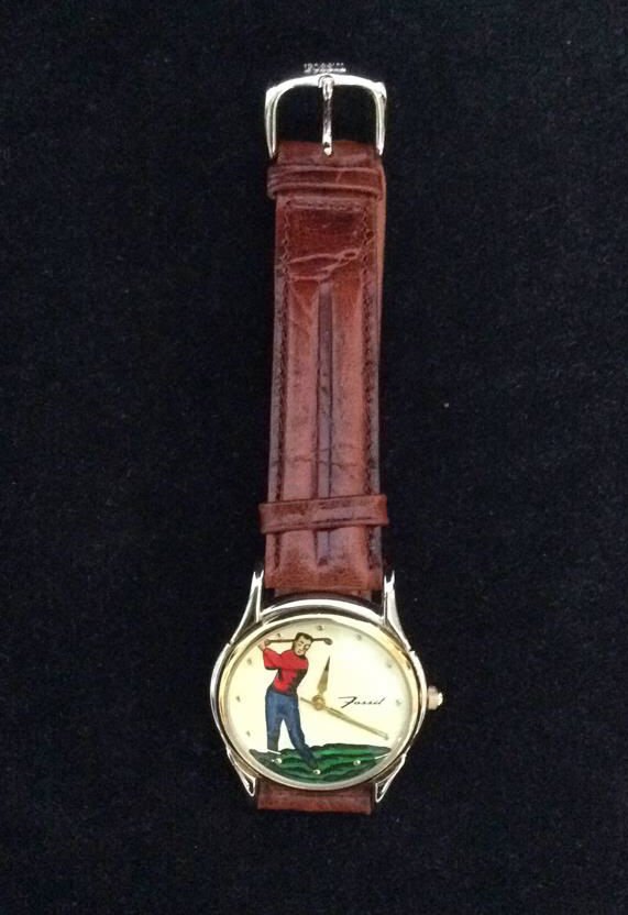 Vintage Leather Fossil Watch (1 of 7)