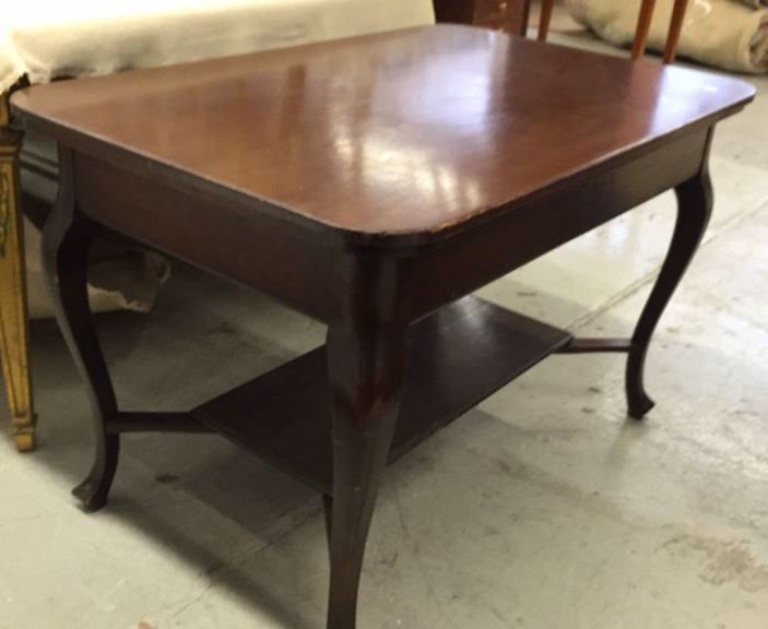 Vintage Wood Table Cabriolet Legs (1 of 6)