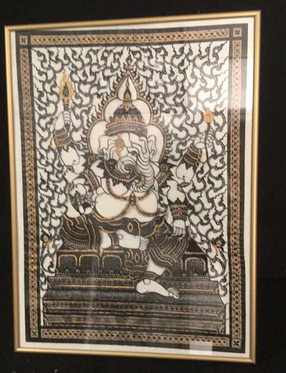 Framed Paper Screen Ganesh (1 of 6)