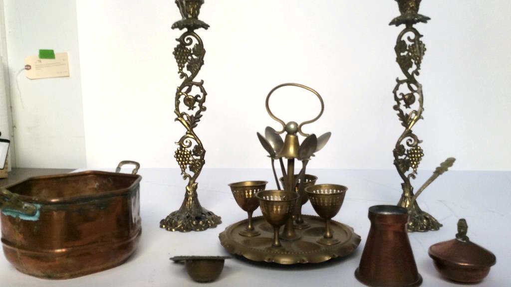 Brass Table Set (1 of 9)