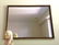 Black & Gold Leaf Painted Wood Mirror