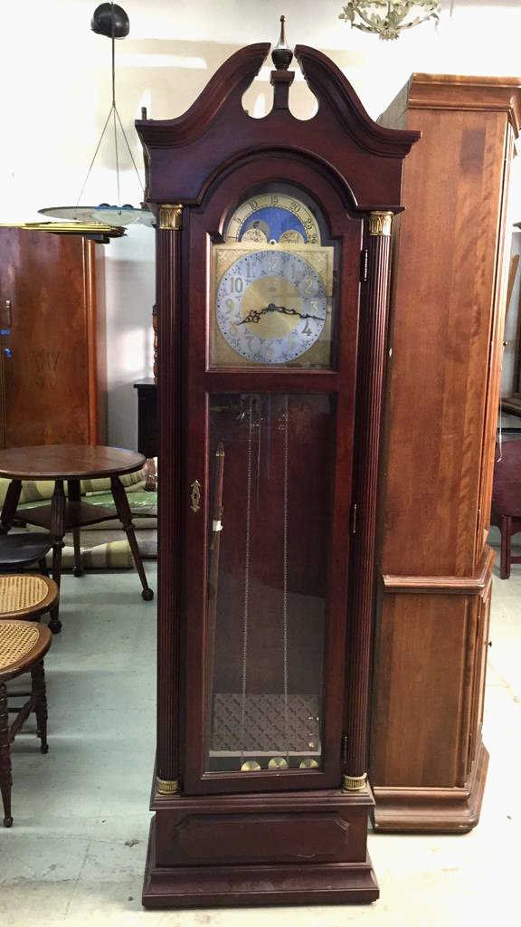 Handsome Mahogany ETHAN ALLEN Grandfather Clock
