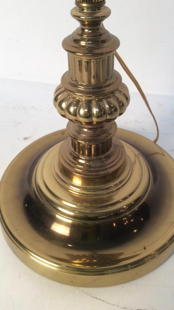 brass swing arm floor lamp (1 of 5)