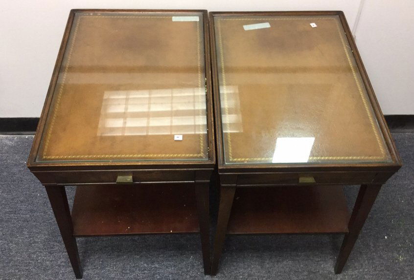 Vintage Mahogany Wood Side Tables (1 of 5)