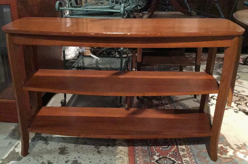 Three Tier Medium Shade Wood Table (1 of 5)