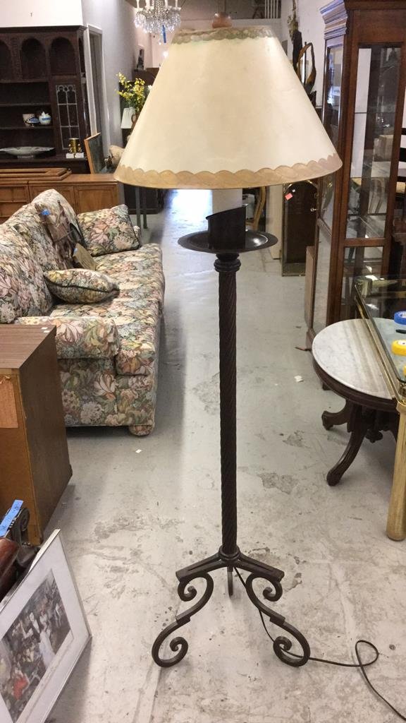 Mid Century Modern Rod Iron Decorative Lamp (1 of 5)