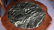 Wood & Green Marble Round Coffee Table - 2