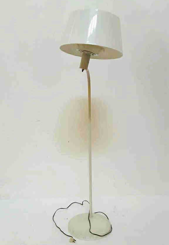 White Metal Floor Lamp (1 of 4)