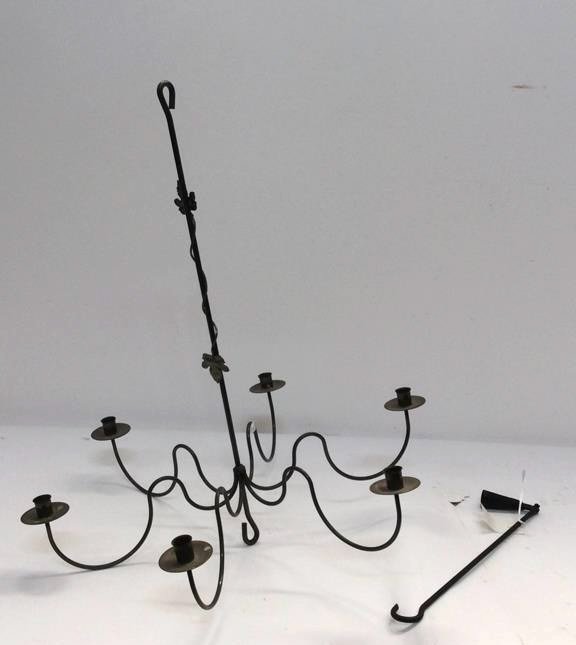 Vintage Hanging Candle Chandelier (1 of 5)