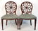 Pair Antique Style Hepplewhite Chairs