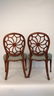 Pair Antique Style Hepplewhite Chairs - 8