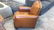 MITCHELL GOLD Caramel Color Leather Armchair - 9
