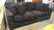 CRATE & BARREL Ultra Suede Sofa - 2