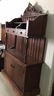 Vintage Mahogany Hutch Console - 6