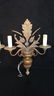 Pair Rose Copper Color Sconces - 2
