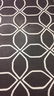 3 Espresso Ivory Patterned West Elm Rugs - 3