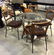 Bamboo Wicker And A Metal Table/Chair Set