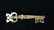 2 Gold Colored Key Shaped Pins - 6