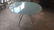 Imported Italian Table Pedestal Custom Glass Top - 8