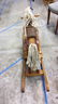 Vintage Rocking Horse With Leather Seat - 4