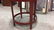 Red Painted Round Side Table - 5