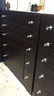 Pair Mid Century Tall 5 Drawer Chests - 2