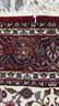 Hand Made Red Border High Contrast Rug - 5