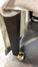 Pair Grey Velvet Skirted Chairs on Wheels - 5