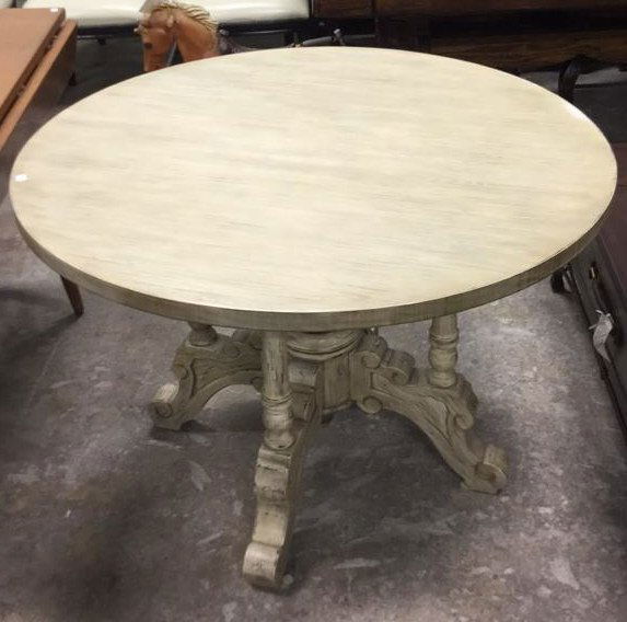 Vintage Round Wood Table (1 of 5)