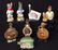 Group Lot Ceramic Corked Liquor Bottles