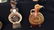 Group Lot Ceramic Corked Liquor Bottles - 3