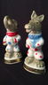 Group Lot Ceramic Corked Liquor Bottles - 6